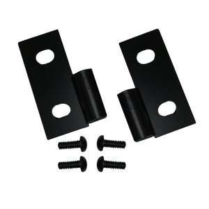 Jeep Wrangler Door Hinge Kit - Front - Rugged Ridge - Black - `87-`06